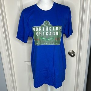 NWOT North side Chicago Wrigley Field themed shirt size Medium